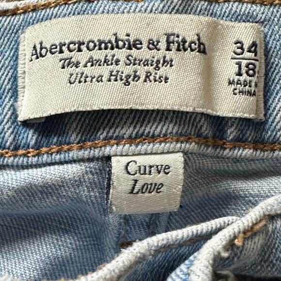 The Ankle Straight Ultra High Rise Jean Curve Love Size 34 / 18 Short - Picture 3 of 8